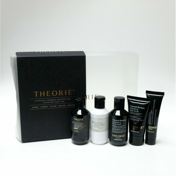 Theorie Charcoal Bamboo Detox Shampoo Conditioner Discovery Ed. Travel Size Kit - Picture 2 of 5